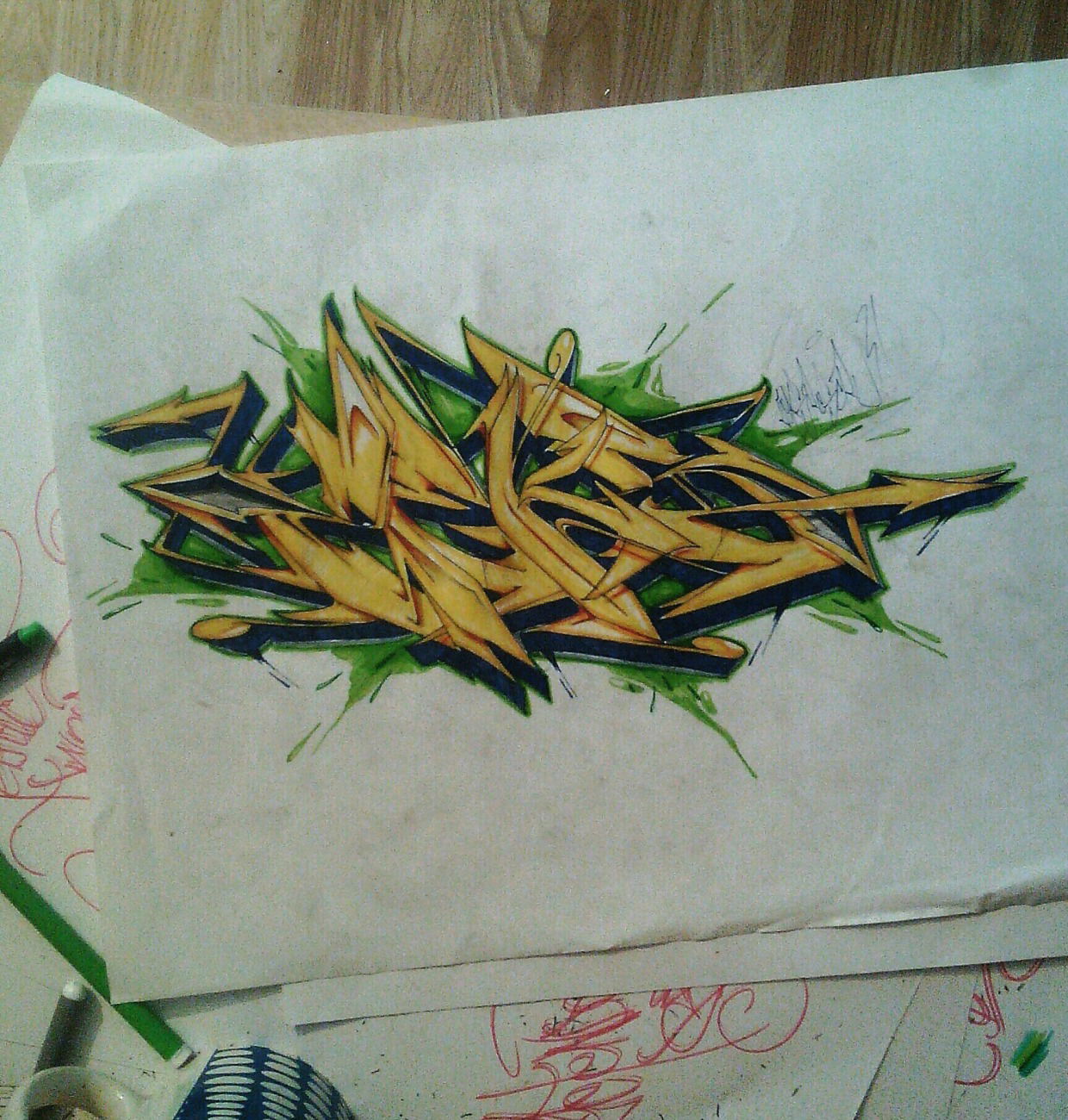 Graffiti Sketch - Photo by ZeosOner