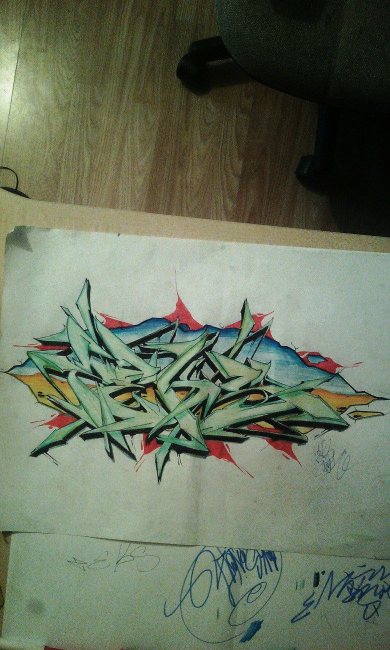Graffiti Sketch - Photo by ZeosOner