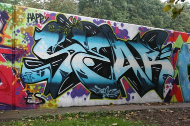Graffiti Wall in Dortmund - Photo by ZerOne - SEAR (2013)