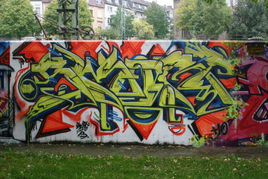 Graffiti Wall in Dortmund - Photo by ZerOne - SMART (2013)