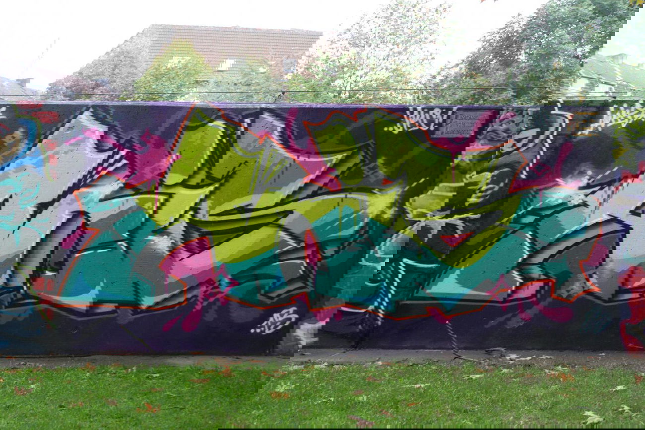Graffiti Wall in Dortmund - Photo by ZerOne - ANIS (2013)