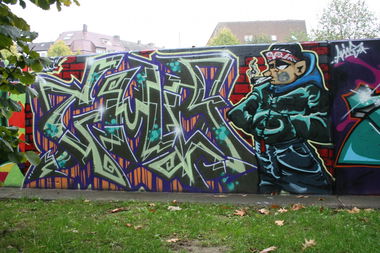 Graffiti Wall in Dortmund - Photo by ZerOne - CMB (2013)