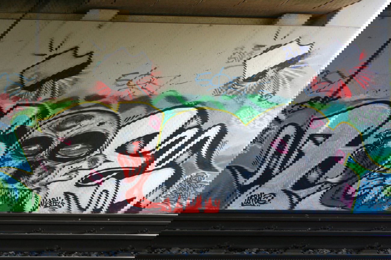 Graffiti Wall in Dortmund - Photo by ZerOne - HOE (2011)