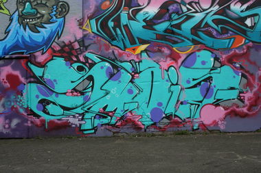Graffiti Wall in Dortmund - Photo by ZerOne (2013)
