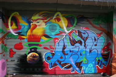 Graffiti Wall in Dortmund - Photo by ZerOne - Peace (2013)