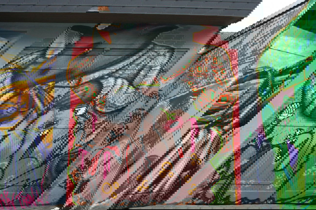 Graffiti Wall in Dortmund - Photo by ZerOne - Character (2013)