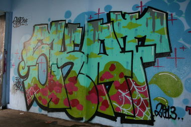Graffiti Wall in Dortmund - Photo by ZerOne - SKAF (2013)