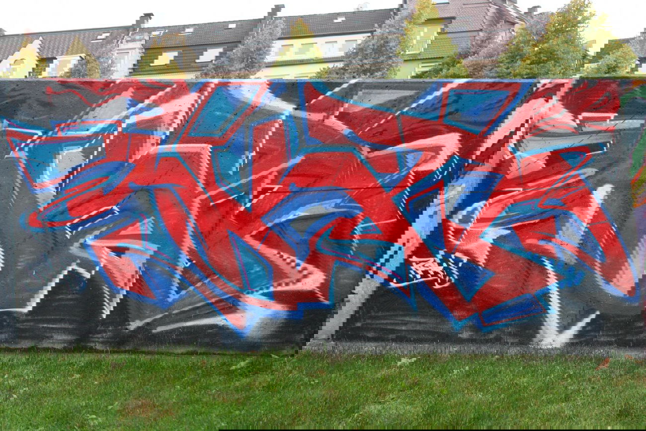 Graffiti Wall in Dortmund - Photo by ZerOne - RAKS (2013)