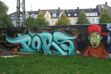 Graffiti Wall in Dortmund - Photo by ZerOne - PORS (2013)