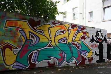 Graffiti Wall in Dortmund - Photo by ZerOne - DYCK (2013)