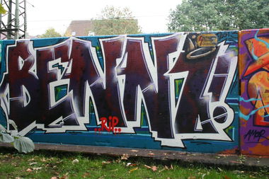 Graffiti Wall in Dortmund - Photo by ZerOne - BENN (2013)