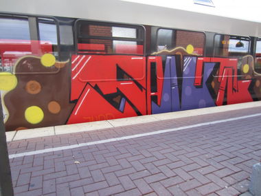 Graffiti Train in Dortmund - Photo by ZerOne (2013)