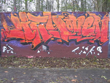 Graffiti Wall in Dortmund - Photo by ZerOne - JEY (2013)