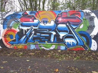 Graffiti Wall in Dortmund - Photo by ZerOne (2013)