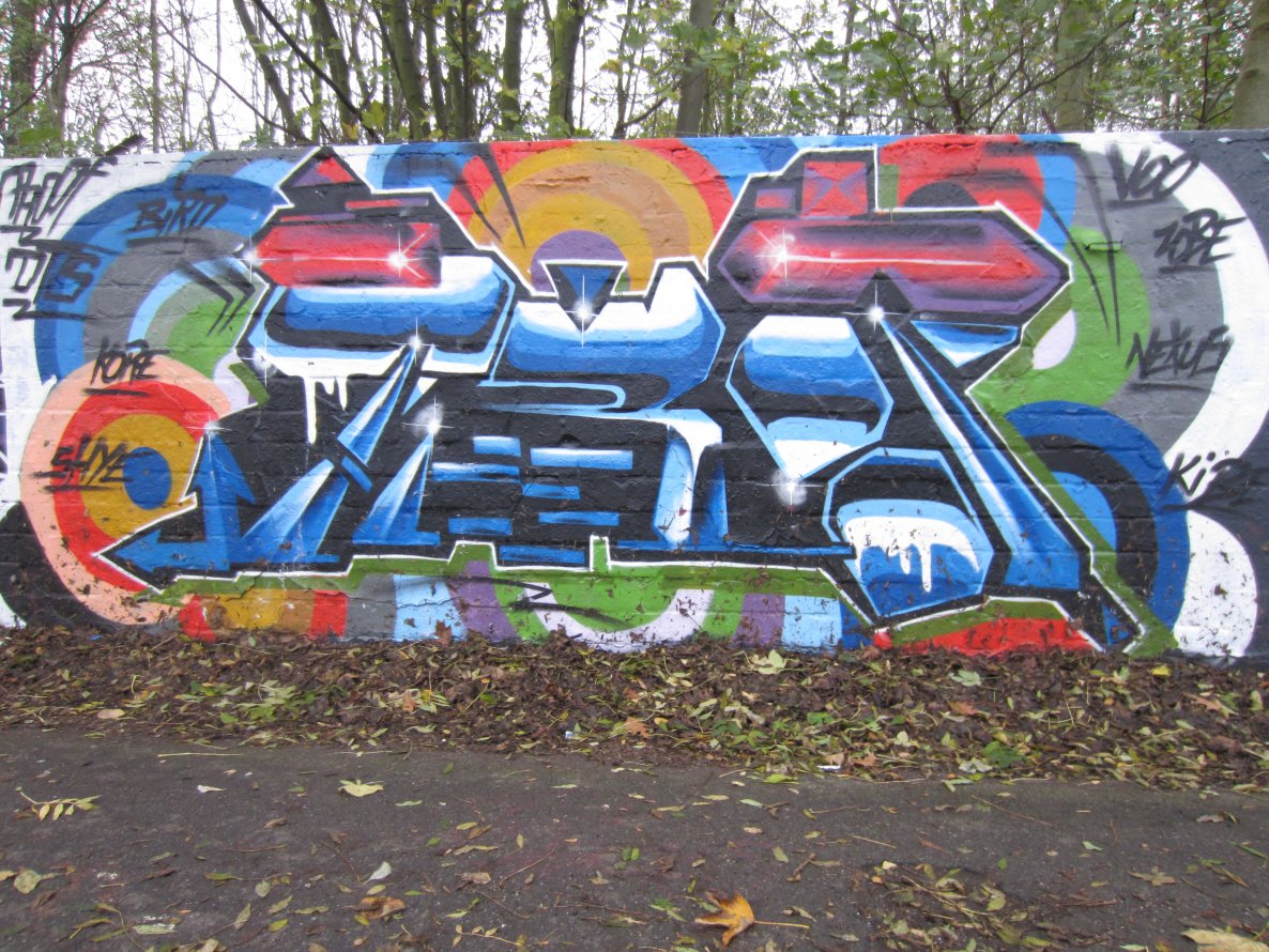 Graffiti Wall in Dortmund - Photo by ZerOne (2013)