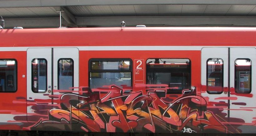 Graffiti Train in München - Photo by ZeroFuxGiven - Capsol, Munich (2010)