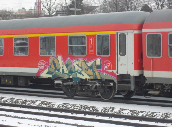 Graffiti Train in München - Photo by ZeroFuxGiven - Capsol (2007)