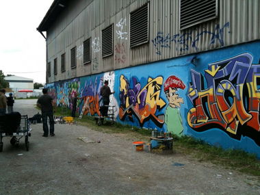 Graffiti Wall in München - Photo by ZeroFuxGiven (2011)