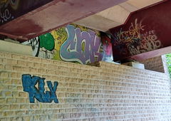 Graffiti Wall in Luxembourg - Photo by ZeroGraffiti - CNK, KLX