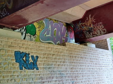 Graffiti Wall in Luxembourg - Photo by ZeroGraffiti - CNK, KLX