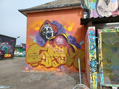 Graffiti Wall in Luxembourg - Photo by ZeroGraffiti - Snok (2023)