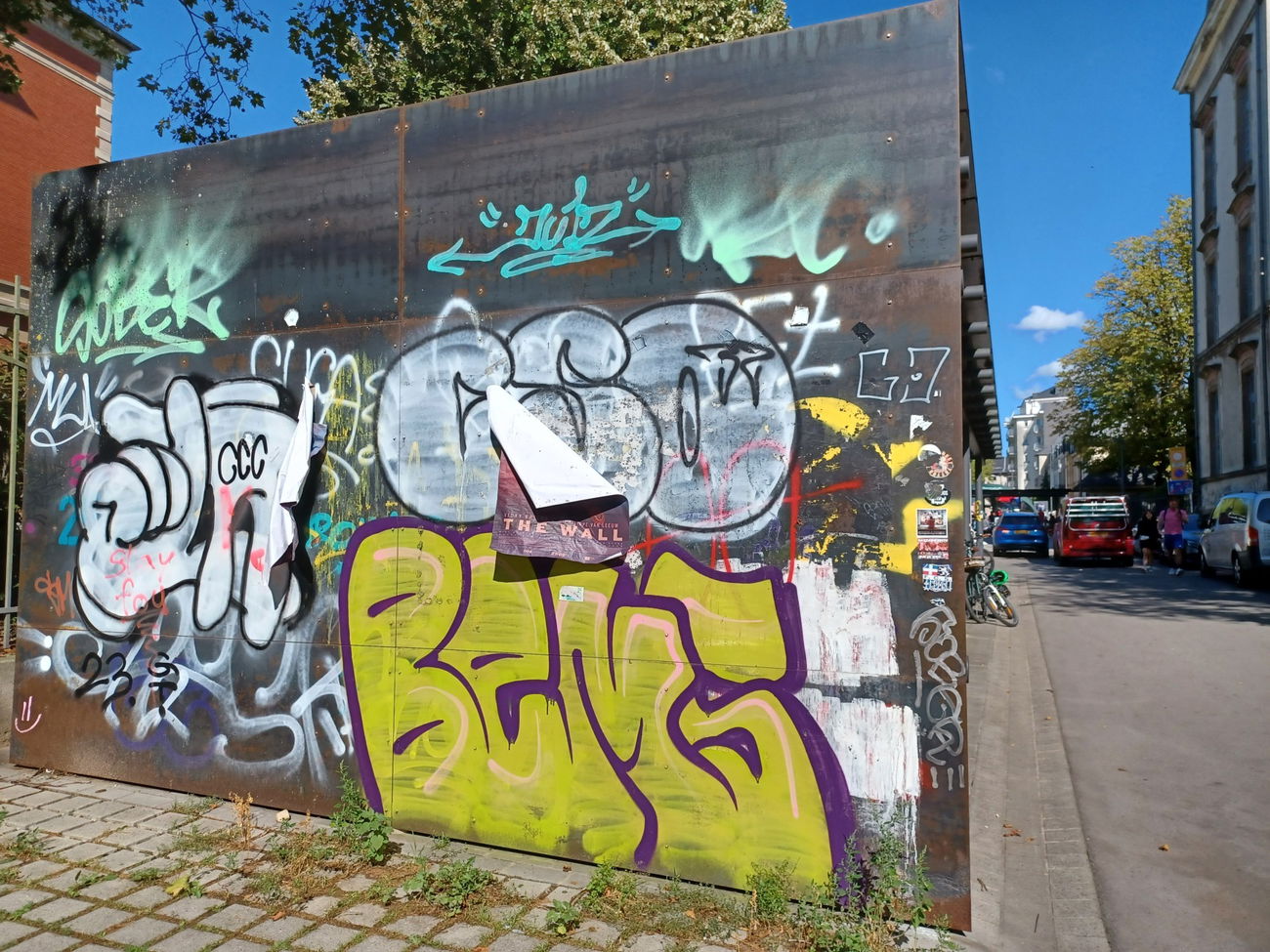 Graffiti Wall in Luxembourg - Photo by ZeroGraffiti - CSO, Bems (2023)