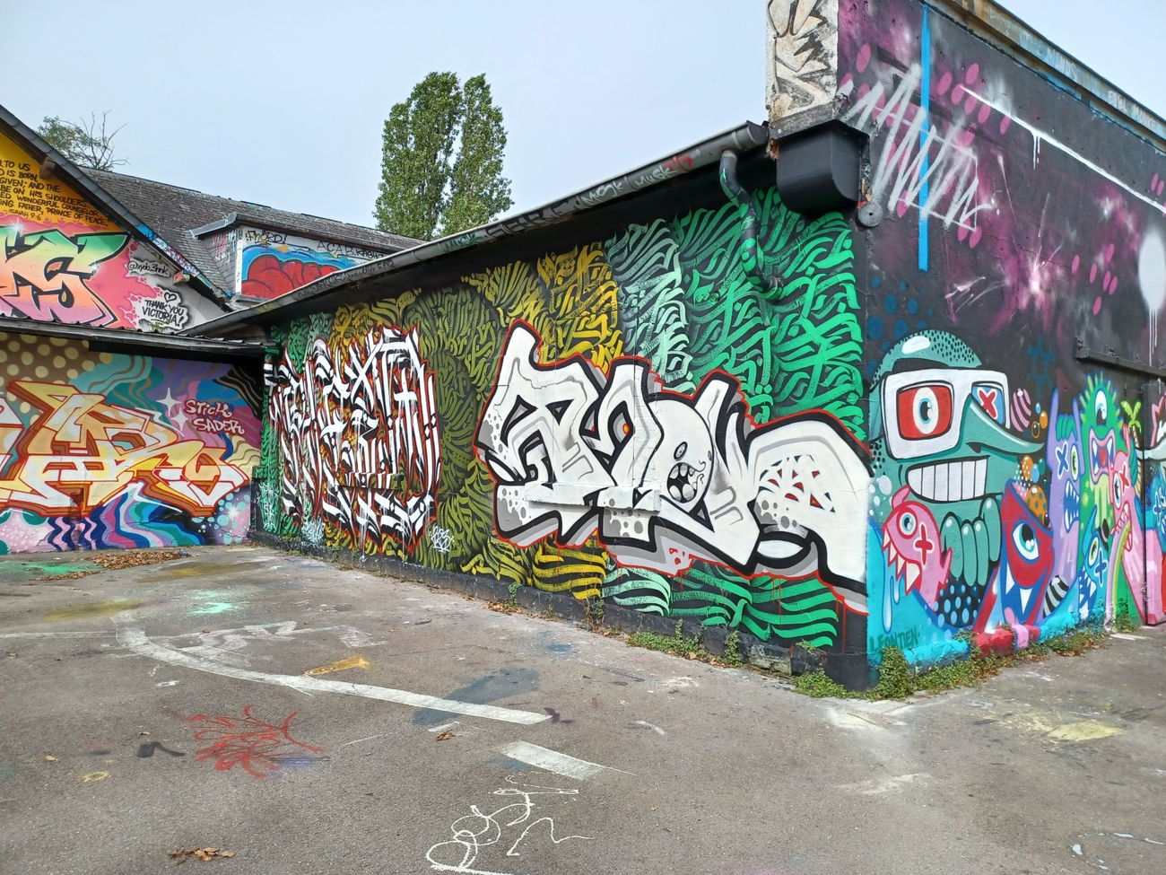 Graffiti Wall in Luxembourg - Photo by ZeroGraffiti - Snok, Reid (2023)