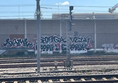 Graffiti Wall in Luxembourg - Photo by ZeroGraffiti - Same, Sorga, Velv