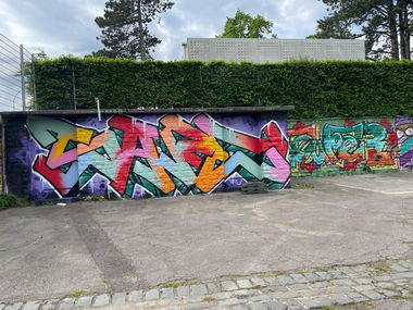 Graffiti Wall in Luxembourg - Photo by ZeroGraffiti - Safe (2023)