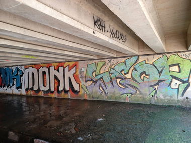 Graffiti Wall in Luxembourg - Photo by ZeroGraffiti - Seop, Monk