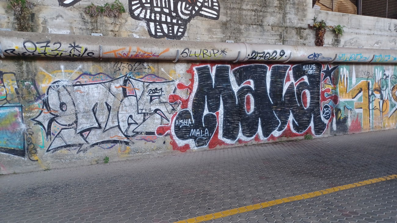 Graffiti Wall in Arenzano - Photo by ZeroGraffiti - Itos, Mala (2021)