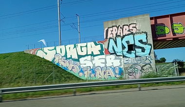 Graffiti Wall in France - Photo by ZeroGraffiti - Sorga, Nes, Epars