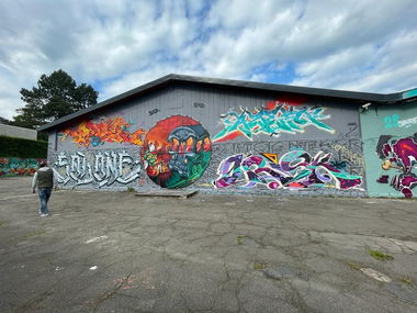 Graffiti Wall in Luxembourg - Photo by ZeroGraffiti - Sol, Reid (2023)