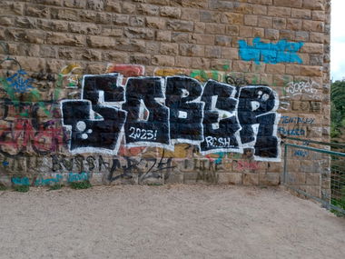 Graffiti Wall in Luxembourg - Photo by ZeroGraffiti - Sober (2023)