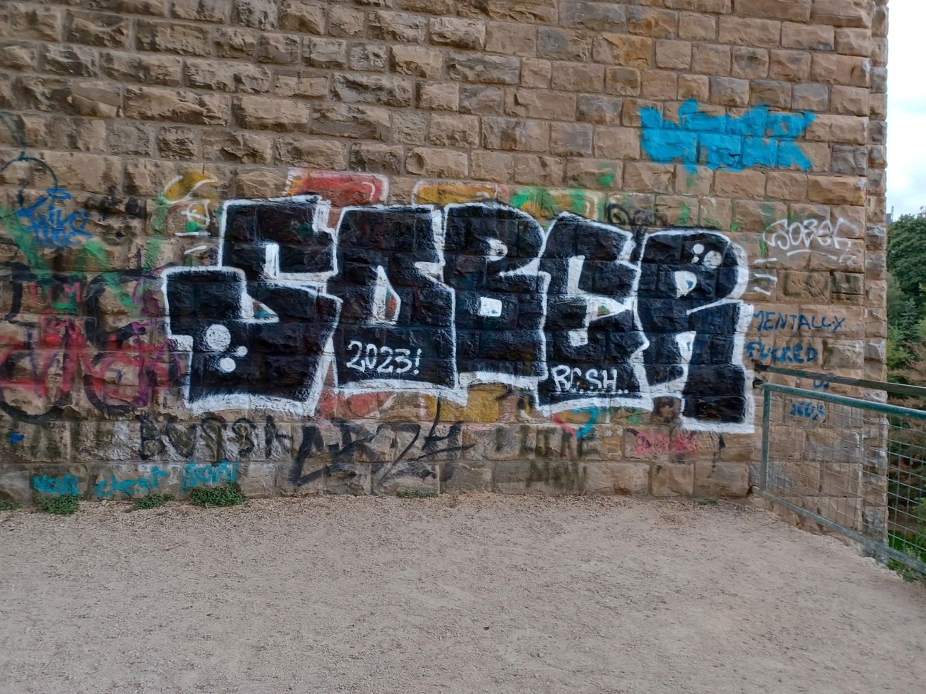 Graffiti Wall in Luxembourg - Photo by ZeroGraffiti - Sober (2023)
