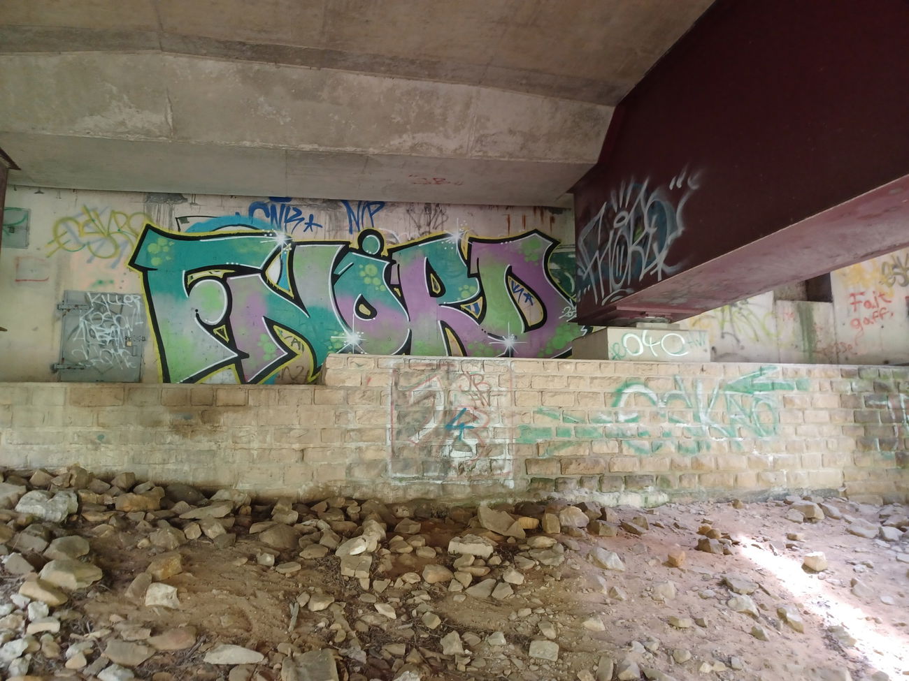 Graffiti Wall in Luxembourg - Photo by ZeroGraffiti - Fnord