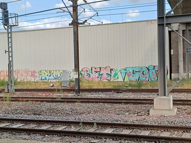 Graffiti Wall - Photo by ZeroGraffiti - Remo, BFT, Coin (2012)