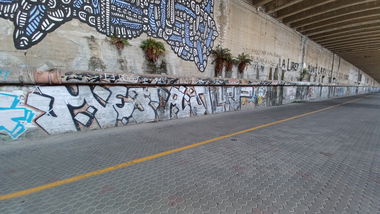 Graffiti Wall in Arenzano - Photo by ZeroGraffiti - Mefa, Slurp