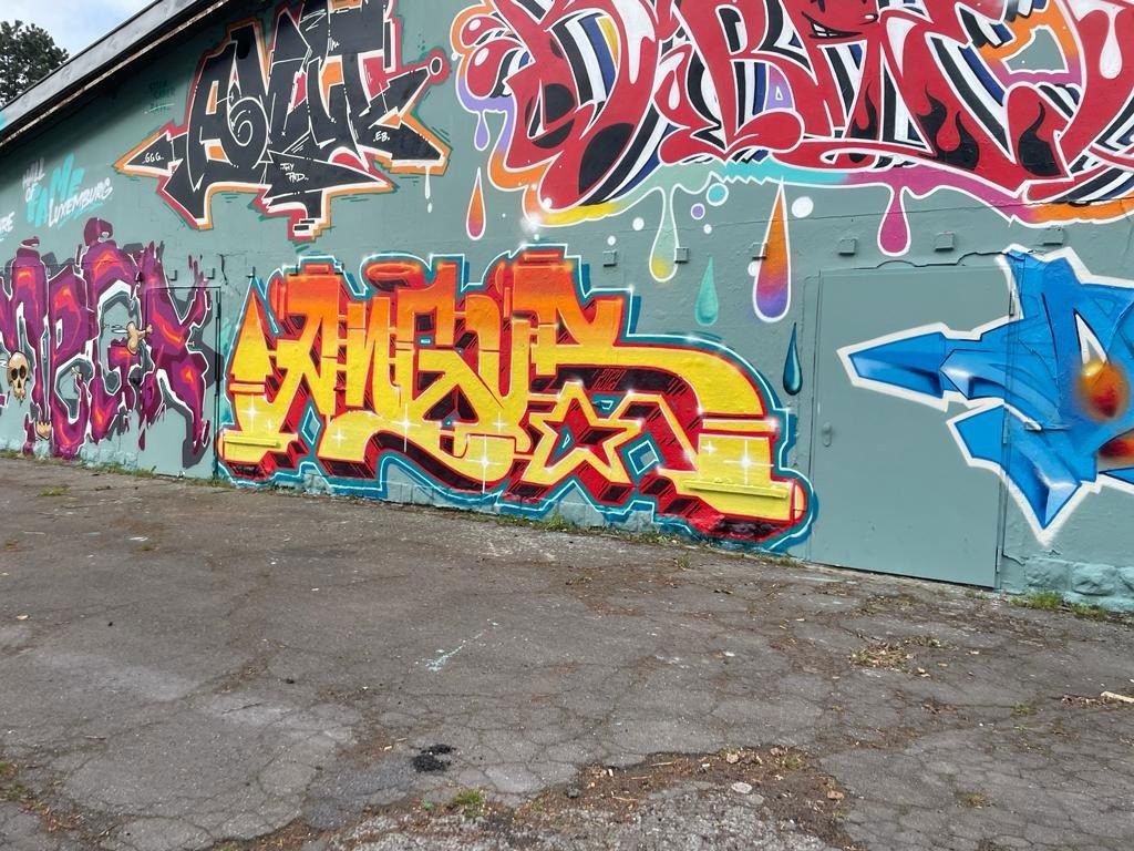 Graffiti Wall in Luxembourg - Photo by ZeroGraffiti - Unknown, artists