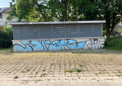 Graffiti Wall in Luxembourg - Photo by ZeroGraffiti - Saruk, Stew