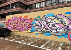 Graffiti Wall in Genova - Photo by ZeroGraffiti - Besk (2021)