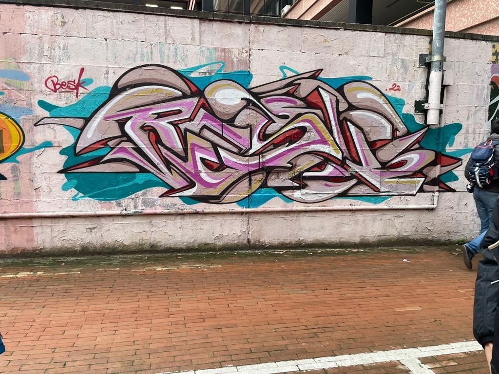 Graffiti Wall in Genova - Photo by ZeroGraffiti - Besk (2021)