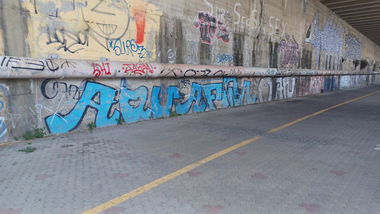 Graffiti Wall in Arenzano - Photo by ZeroGraffiti - AQUAFINA