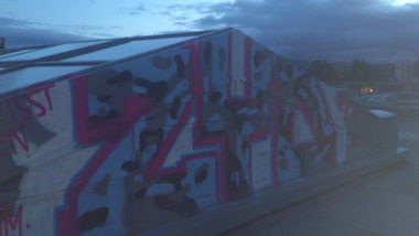 Graffiti Bombing - Photo by ZeroYD