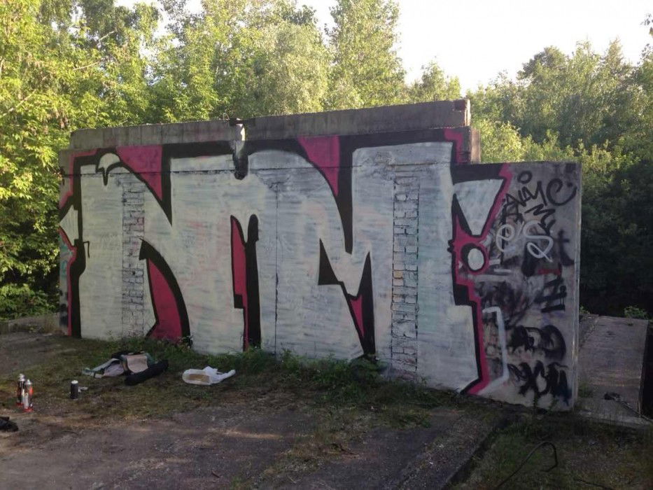 Graffiti Bombing - Photo by Zeroy