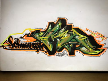 Graffiti Sketch - Photo by Zeus95 - graff, graffitiart, wildstyle