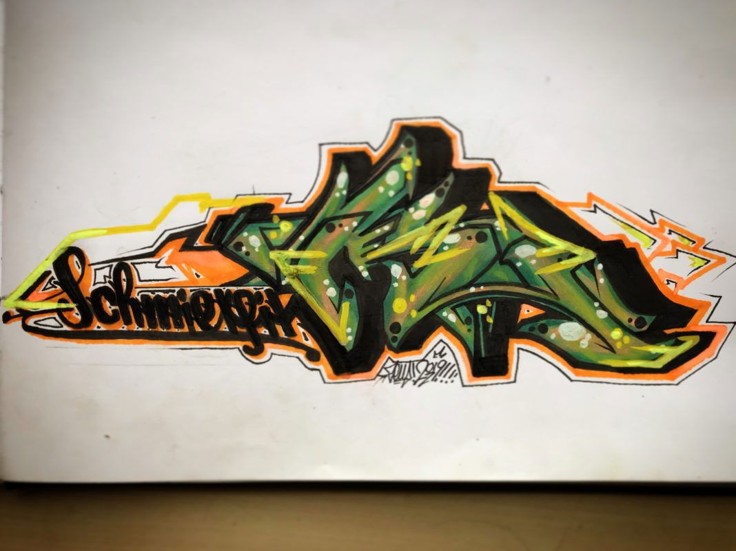 Graffiti Sketch - Photo by Zeus95 - graff, graffitiart, wildstyle