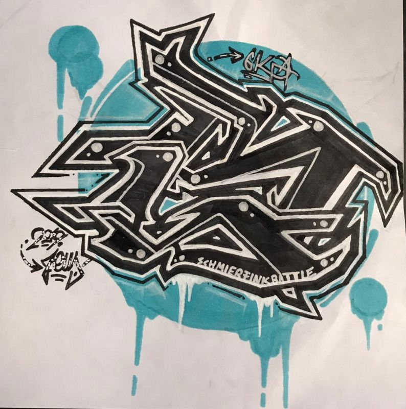 Graffiti Sketch - Photo by Zeus95 - graff, graffitiart, wildstyle (2019)