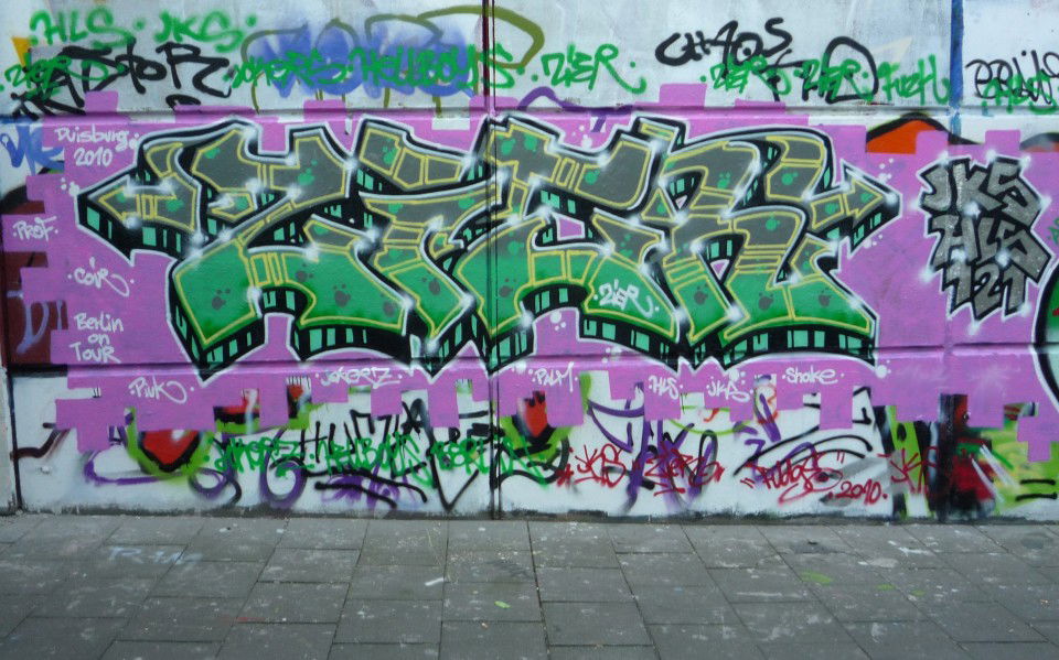 Graffiti Wall in Duisburg - Photo by ZiER - zier, zier49, cier (2010)
