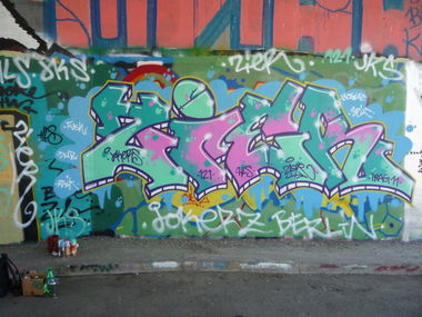 Graffiti Wall in Prague - Photo by ZiER - zier, cier, jks (2011)